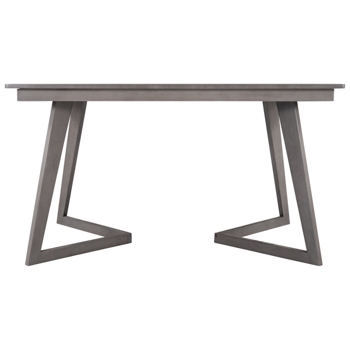 5-Piece Dining Set - Gray