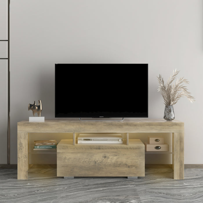 TV Stand with LED RGB Lights -WOOD