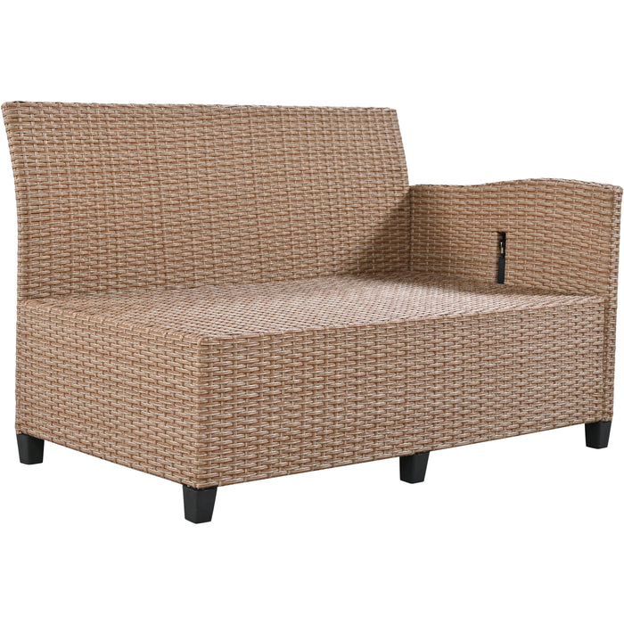 5-Piece Outdoor Patio Set - Brown