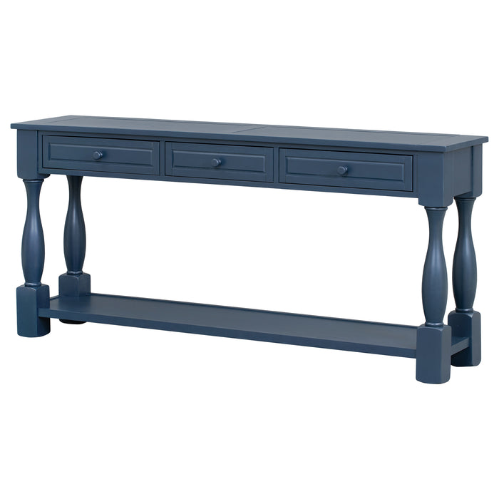 Console Table - Navy Blue