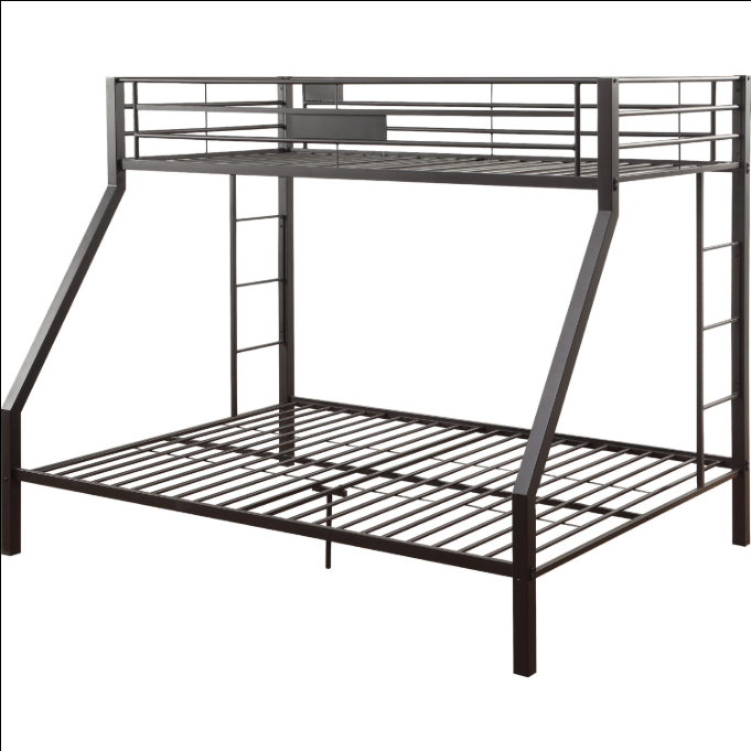 Bunk Bed (Twin XL/Queen) - Sandy Black