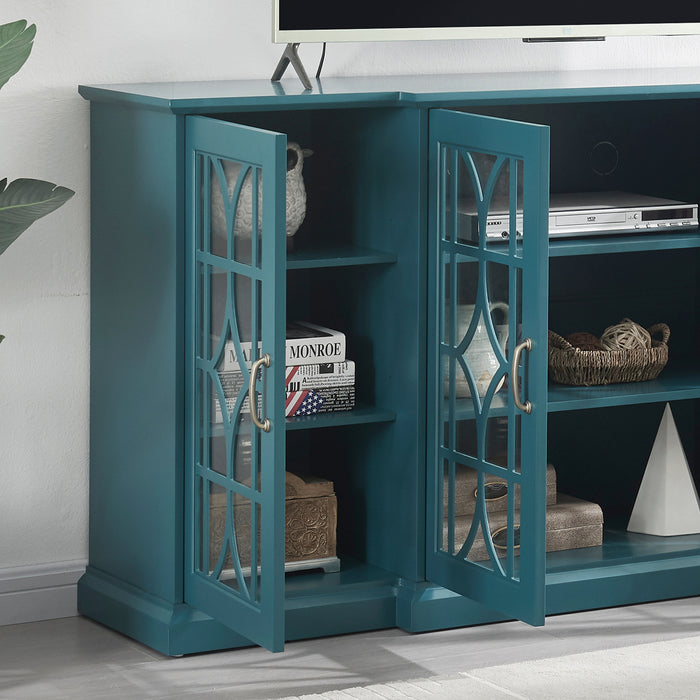 63” TV Stand -Teal Blu