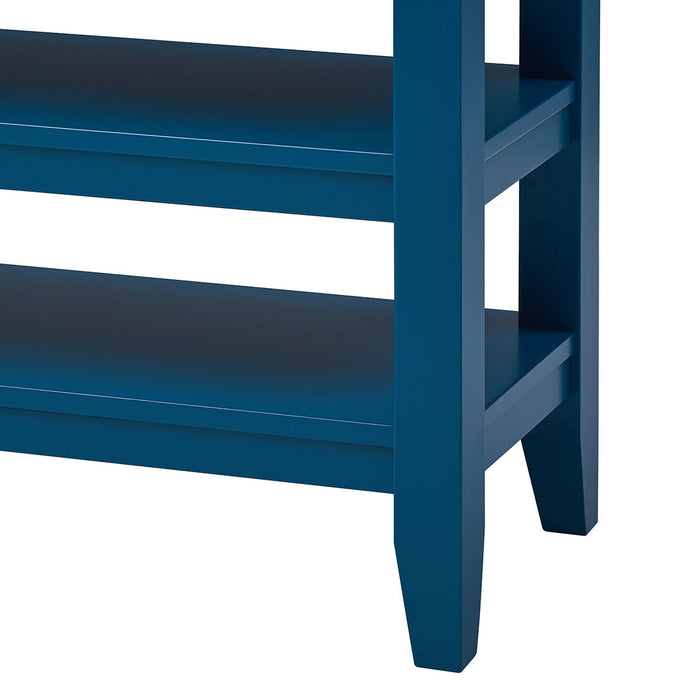 Modern Console Table for Living Room - Blue