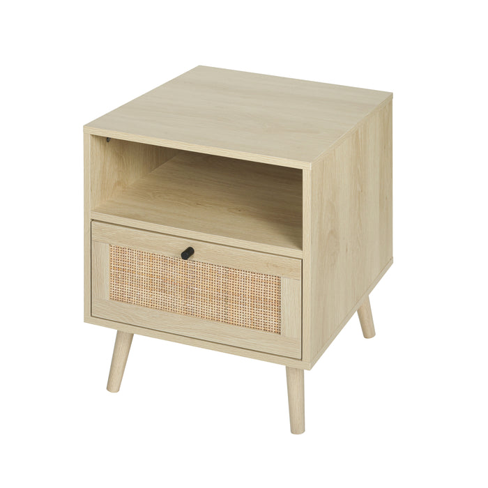 Rattan Nightstand