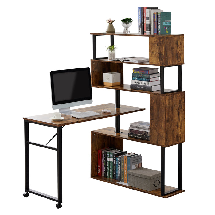 Home Office Computer Desk L-Shaped Corner Table