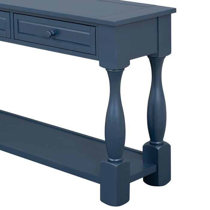 Console Table - Navy Blue