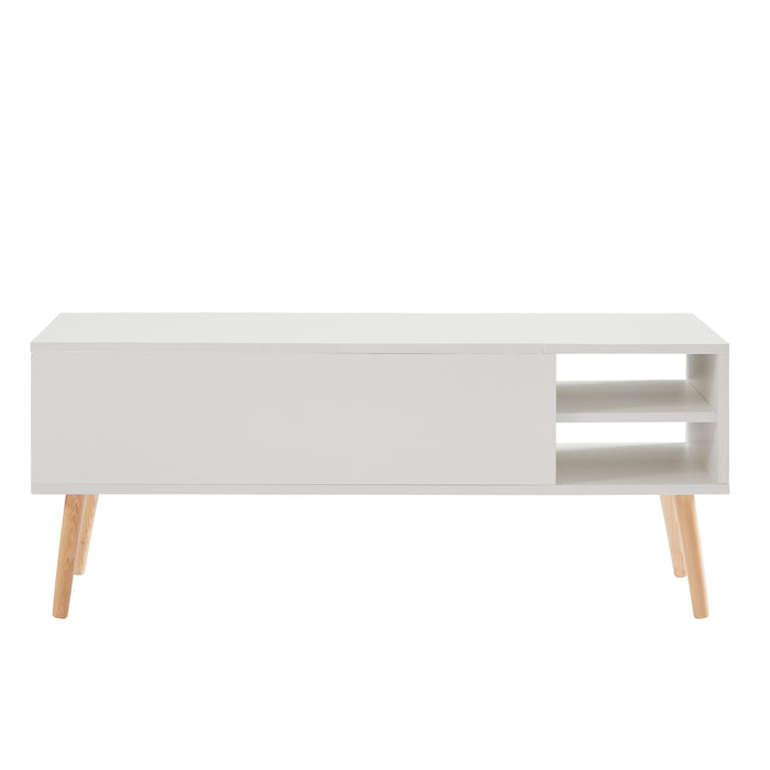 Lift Top Coffee table - white