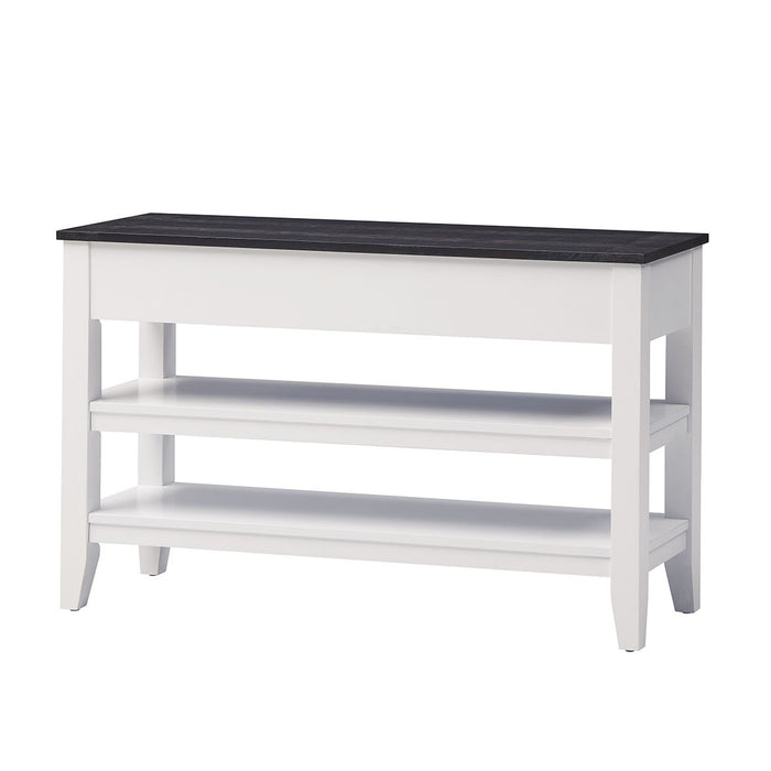 Modern Console Table for Living Room - White