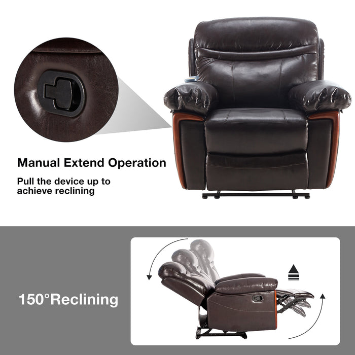 PU ReclinerChair with Heating and Massage