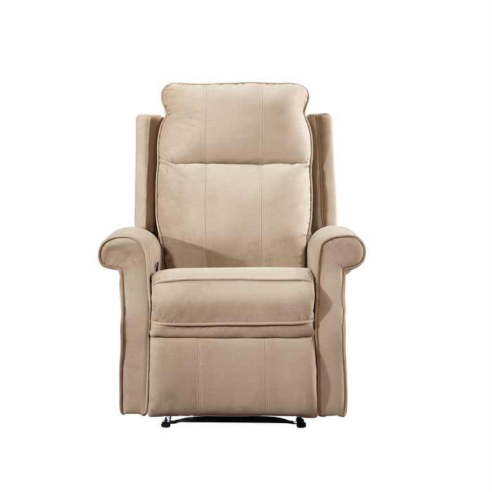 Oversize Modern Upholstered Lounge Manual Recliner Chair