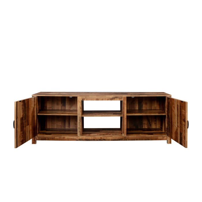 Farmhouse TV Stand with Storage