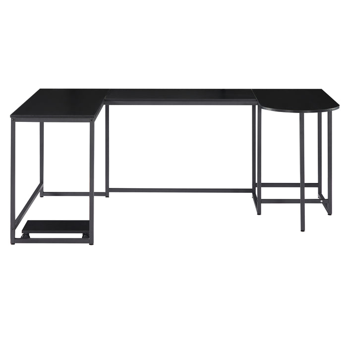 U-shaped Computer Desk - Black