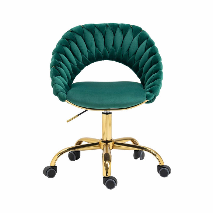 Adjustable Swivel Chair - Emerald