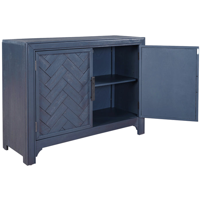 Modern Console Table Sofa Table for Living Room - Antique Blue