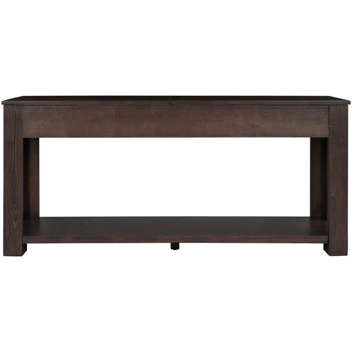 Console Table/Sofa Table with Storage Drawers - Espresso