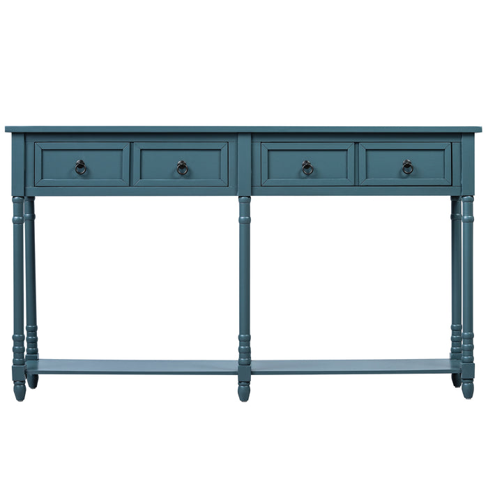 Console Table - Antique Navy