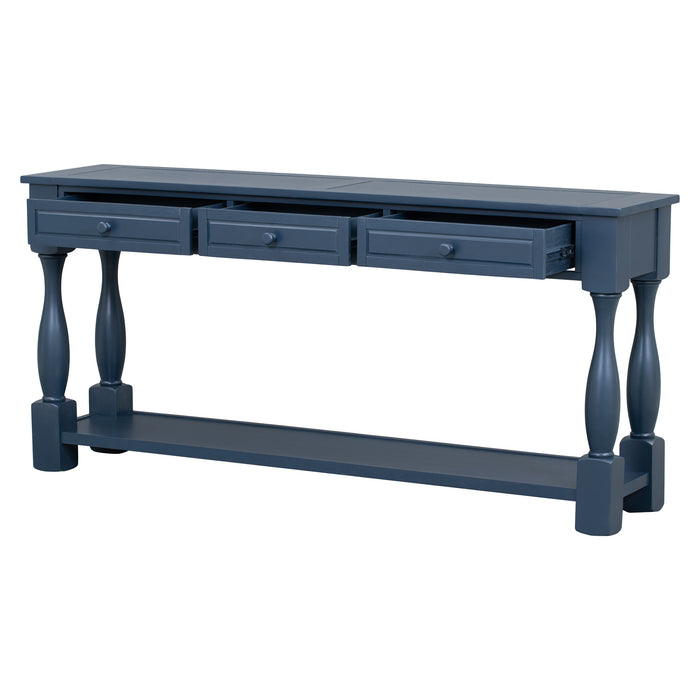 Console Table - Navy Blue