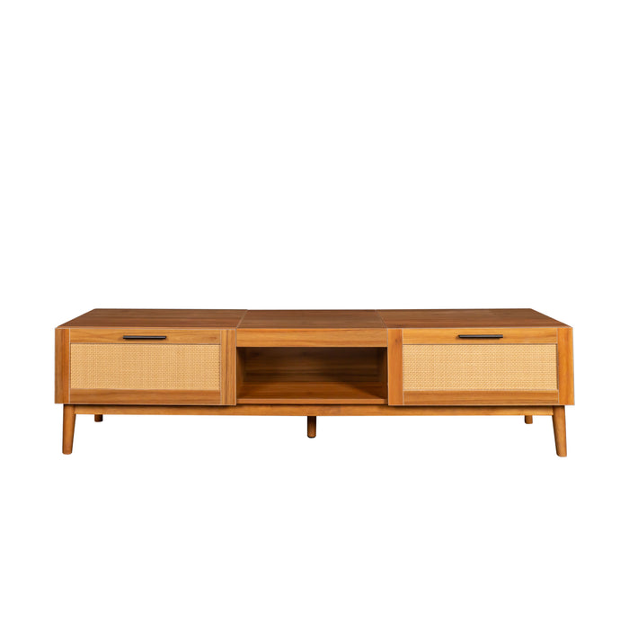 TV Stand for 80 Inch TV, wood