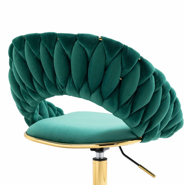 Adjustable Swivel Chair - Emerald