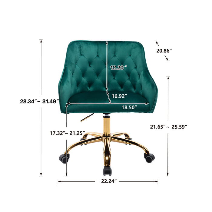 Modern Leisure office Chair - Green