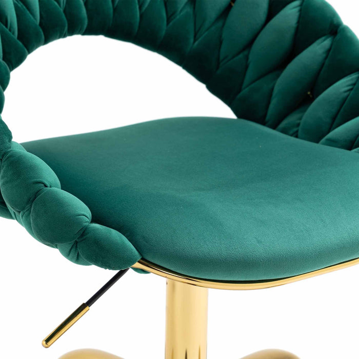 Adjustable Swivel Chair - Emerald