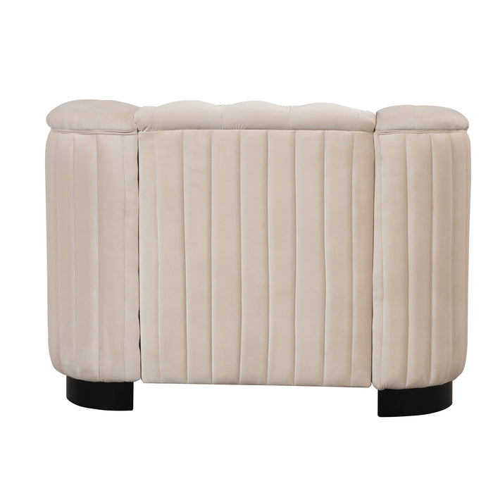 Modern 3-Piece Sofa Sets - Beige