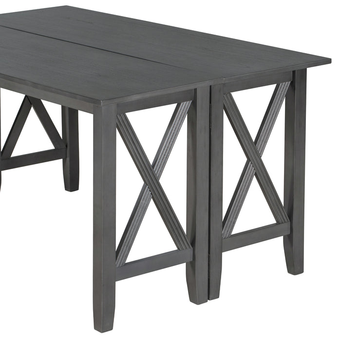 6-Piece Family Dining Room Set - Gray