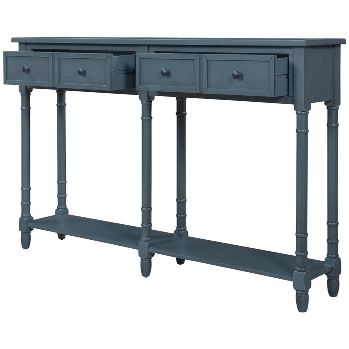 Console Table - (Antique Navy)