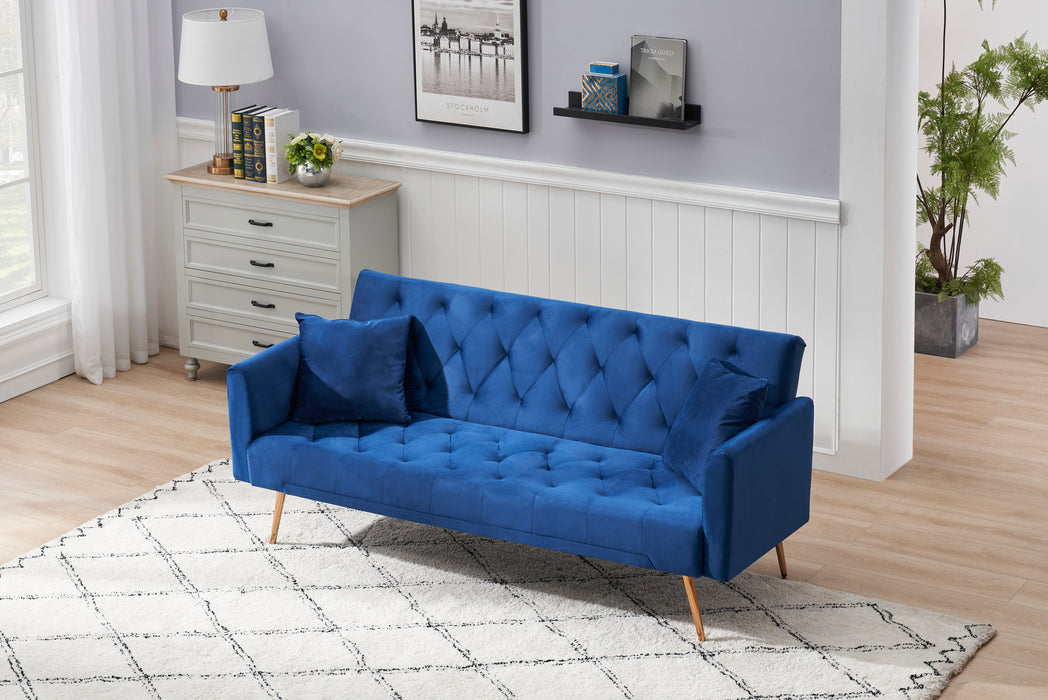 Convertible Sofa Bed - Blue