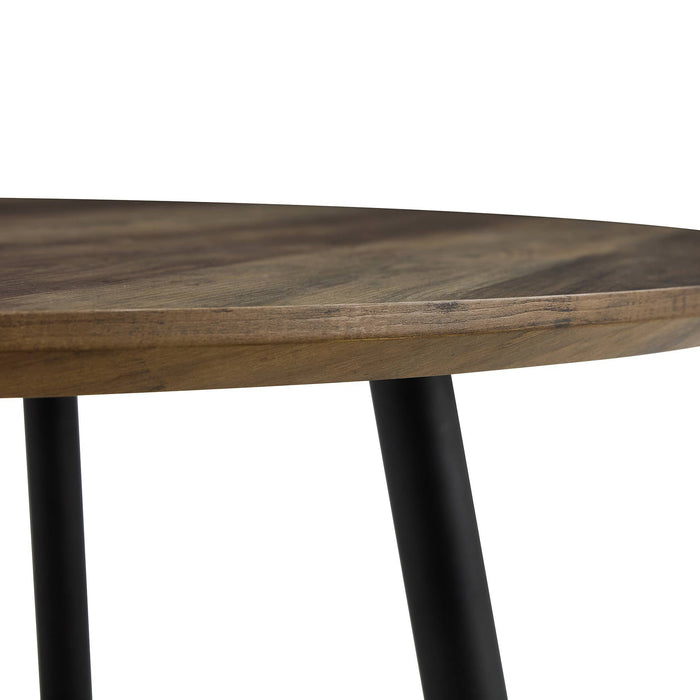 Modern simplicity roundI Imitation wood grain  dining table