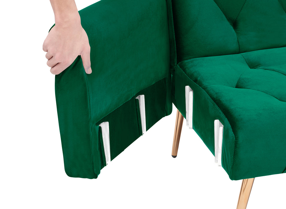 Convertible Sofa Bed - Green