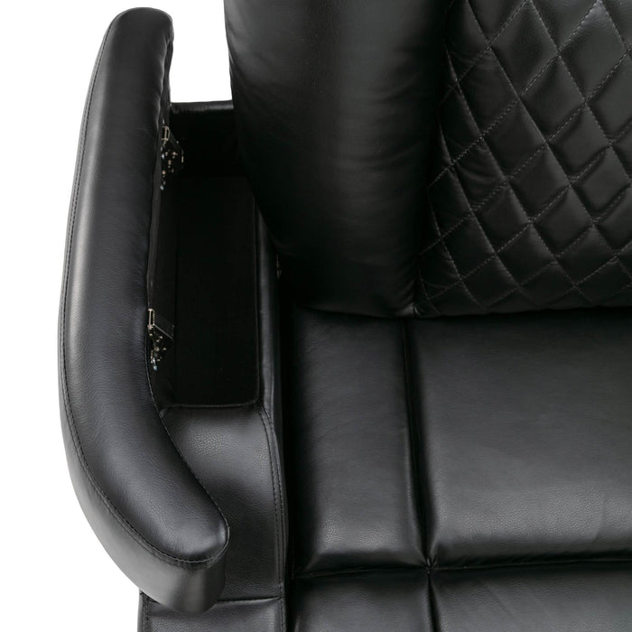 Power Motion Recliner with USB Charge Port and Cup Holder