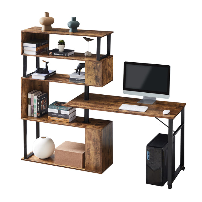 Home Office Computer Desk L-Shaped Corner Table