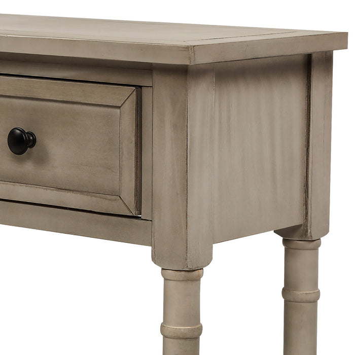 Console Table - Brown Wash