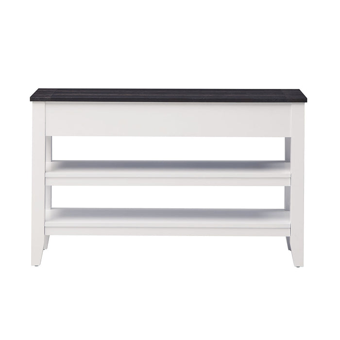 Modern Console Table for Living Room - White