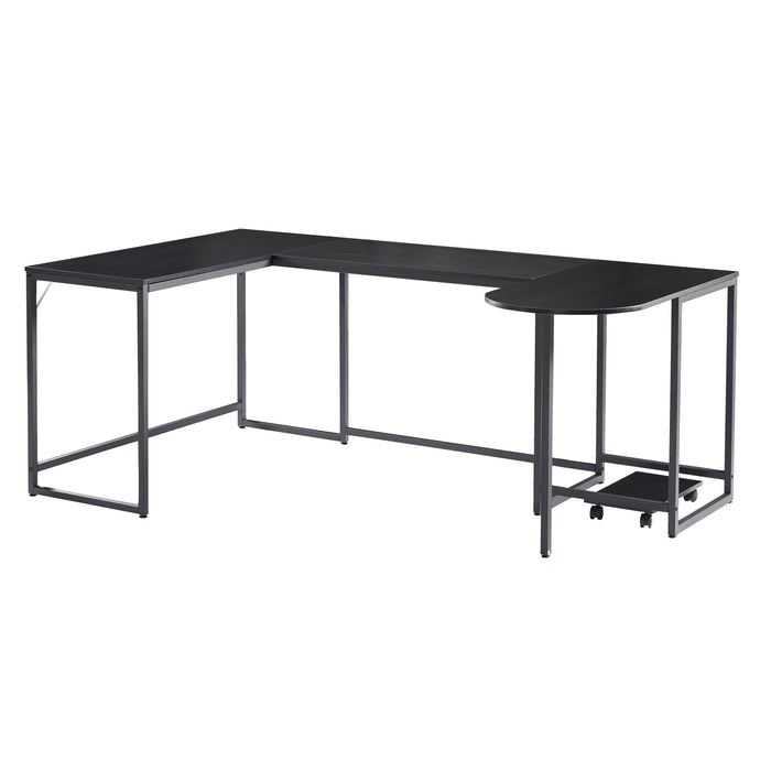 U-shaped Computer Desk - Black