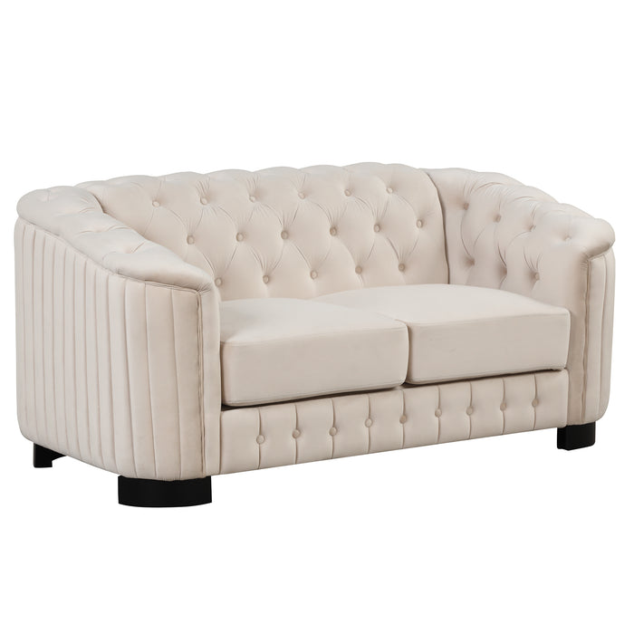 Modern 3-Piece Sofa Sets - Beige