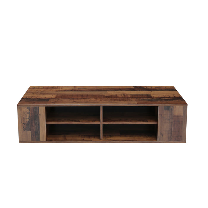 Floating TV Stand - Brown