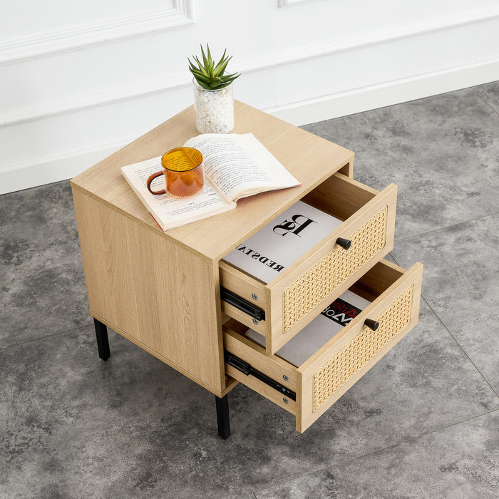 Modern simple storage Nightstand