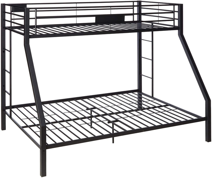 Bunk Bed (Twin XL/Queen) - Sandy Black