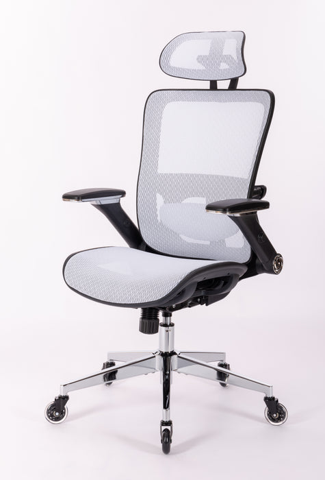 Ergonomic Mesh Office Chair - (WHITE MESH)