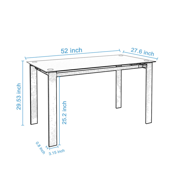 7-piece dining table set