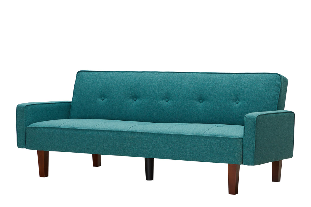 Modern Futon Sofa Bed - Green