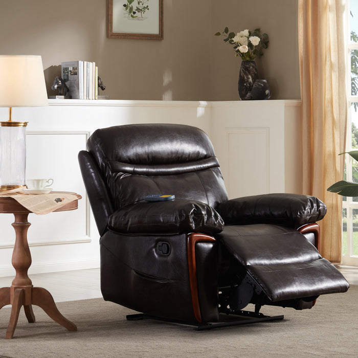 PU ReclinerChair with Heating and Massage