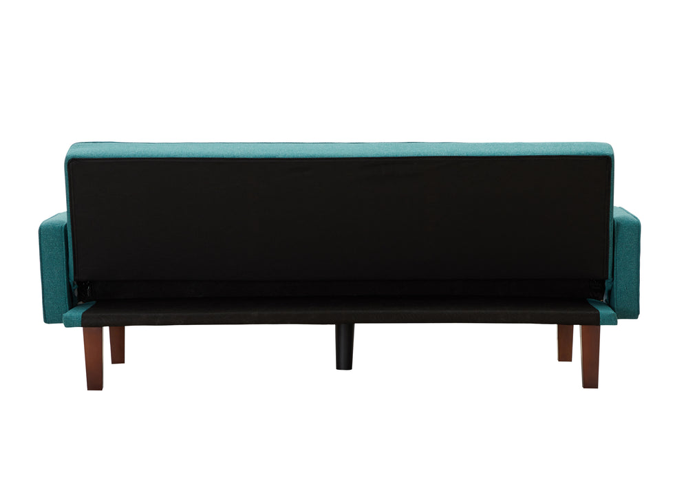 Modern Futon Sofa Bed - Green