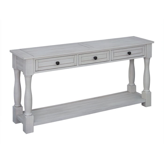 Console Table  - Gray Wash