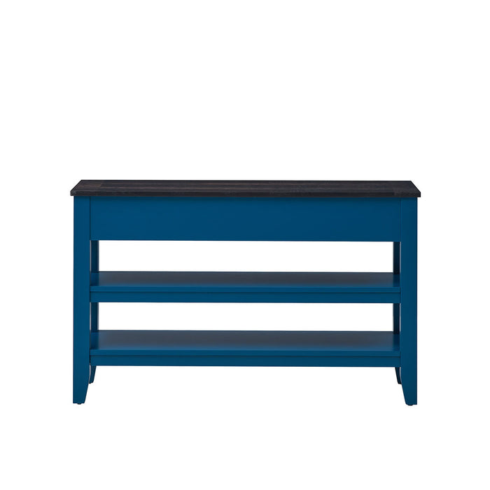 Modern Console Table for Living Room - Blue