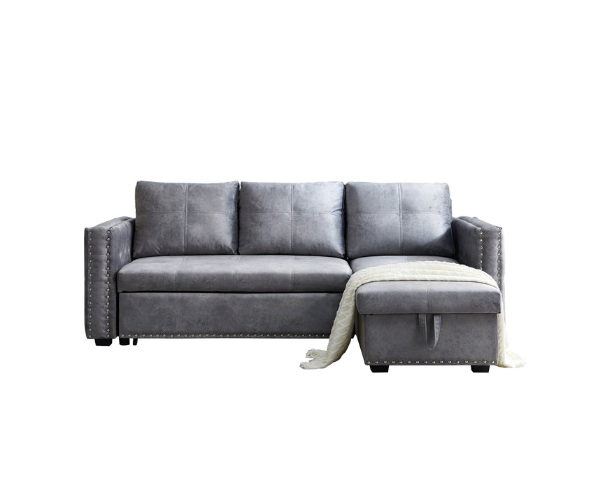 Bella Sectional sofa with pulled out bed