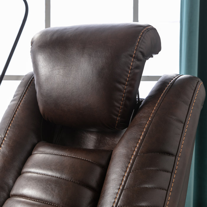 Orisfur. Power Motion Recliner w/Adjustable Headrest