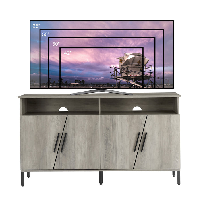 Farmhouse style TV Stand (Grey)